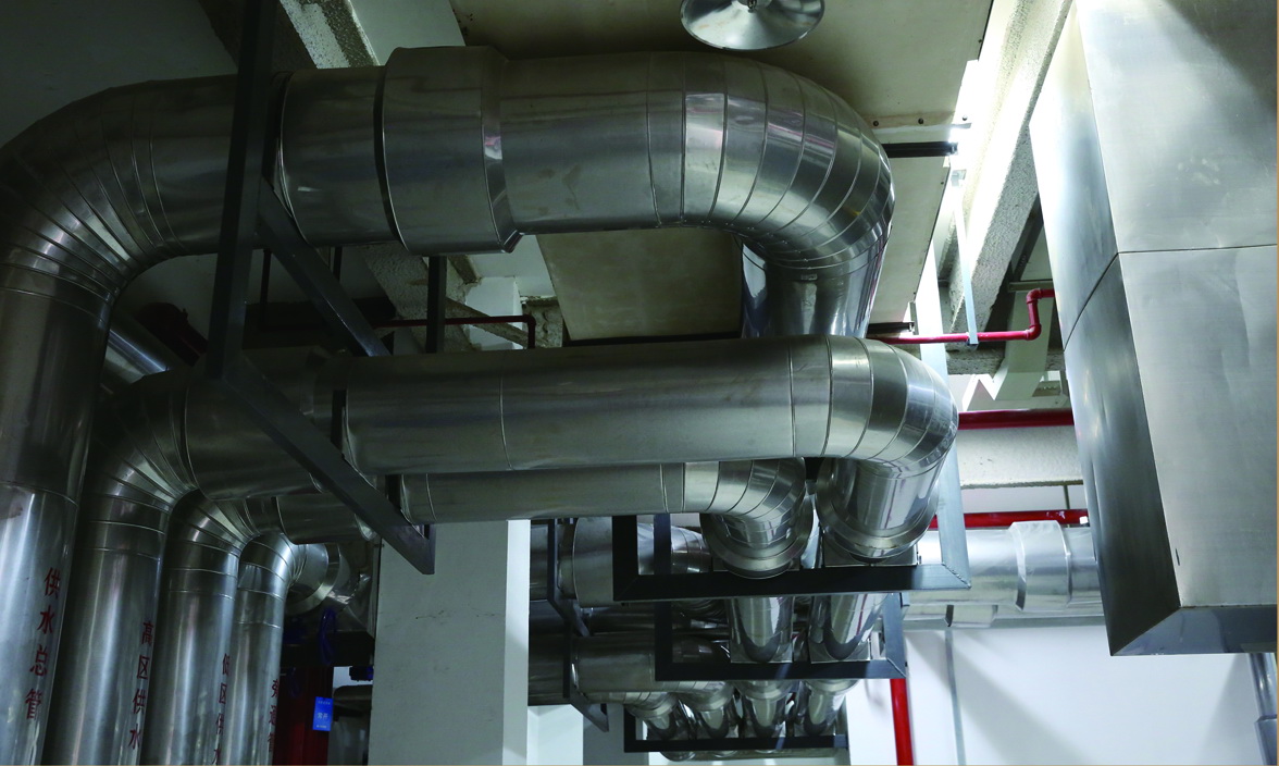 蕪湖時代金融中心空調機房設備、管道安裝